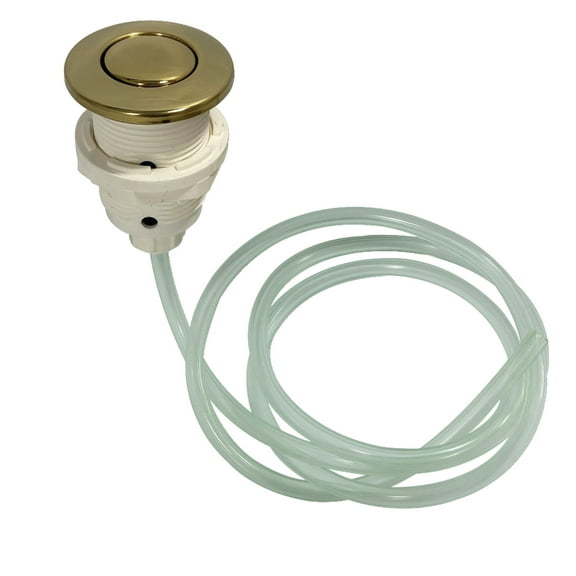 Kingston Brass KA312 Gourmetier Disposal Air Switch Button in Polished Brass
