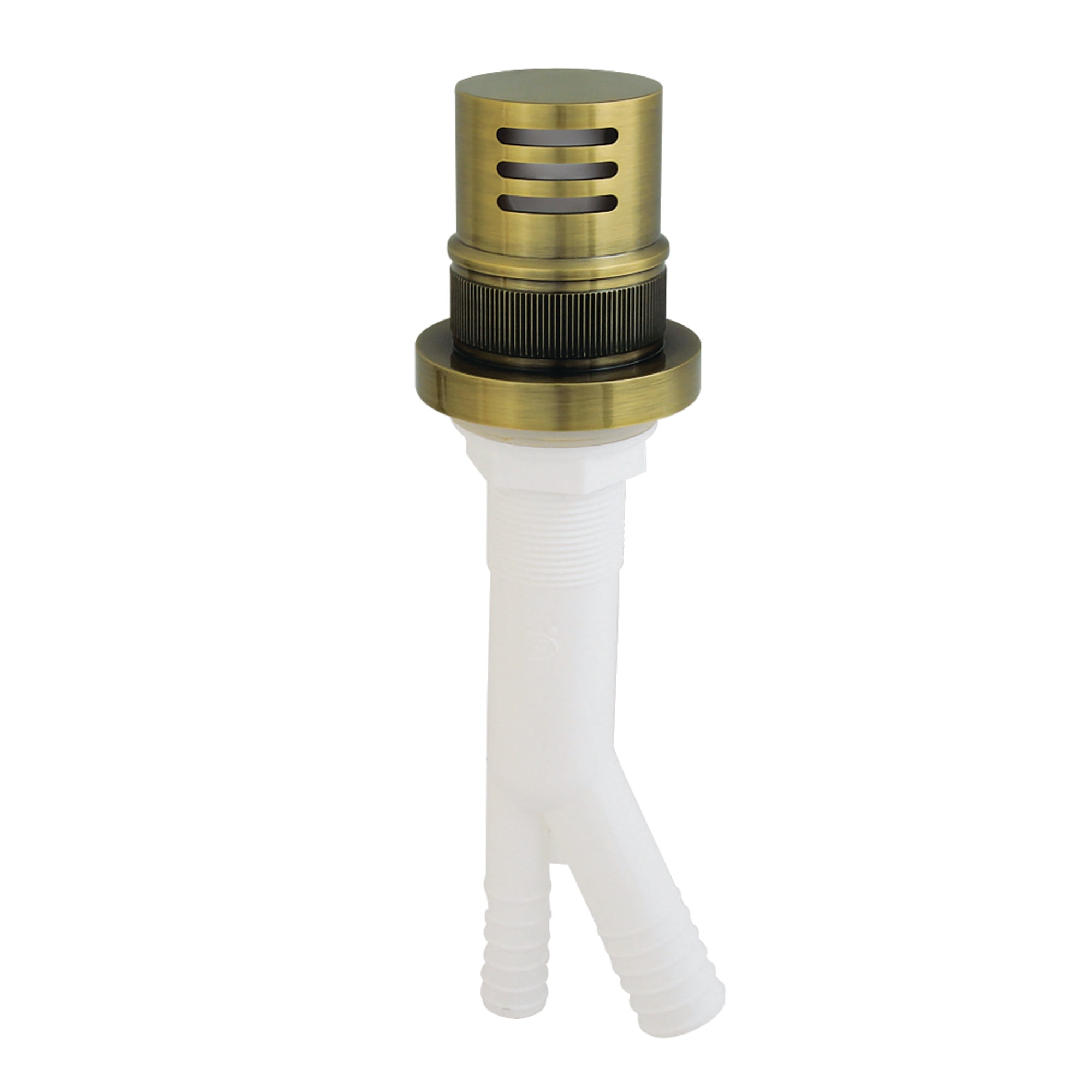 Kingston Brass KA421AB Trimscape Dishwasher Air Gap, Antique Brass