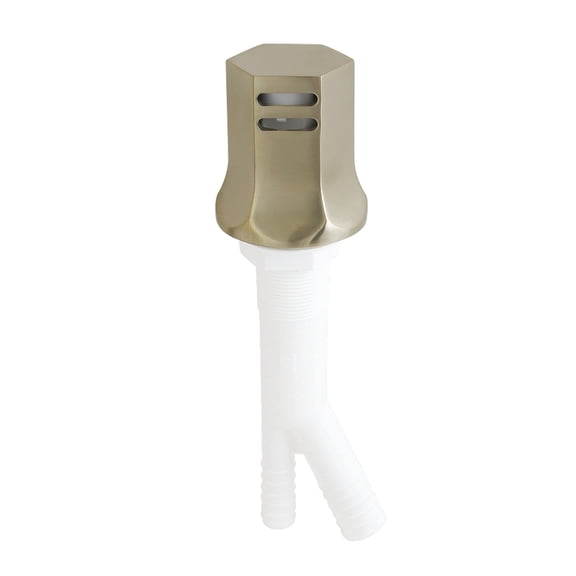 Kingston Brass KA461BN Metropolitan Dishwasher Air Gap, Brushed Nickel