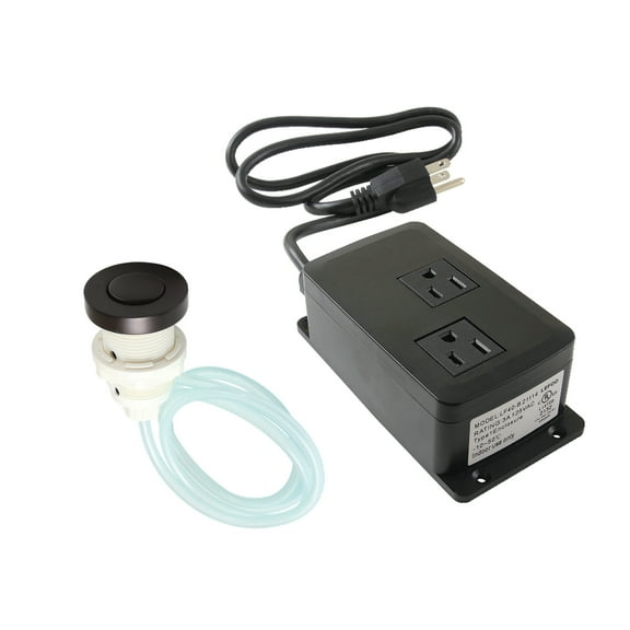 Kingston Brass KAMDK315 Trimscape Dual Outlet Garbage Disposal Air Switch Kit, Oil Rubbed Bronze