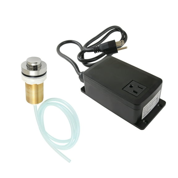 Kingston Brass KAMSK216 Trimscape Single Outlet Garbage Disposal Air Switch Kit in Polished Nickel