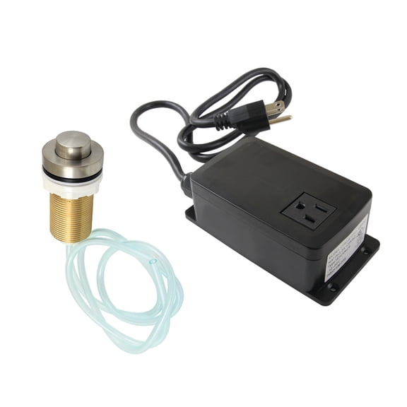 Kingston Brass KAMSK218 Trimscape Single Outlet Garbage Disposal Air Switch Kit in Brushed Nickel