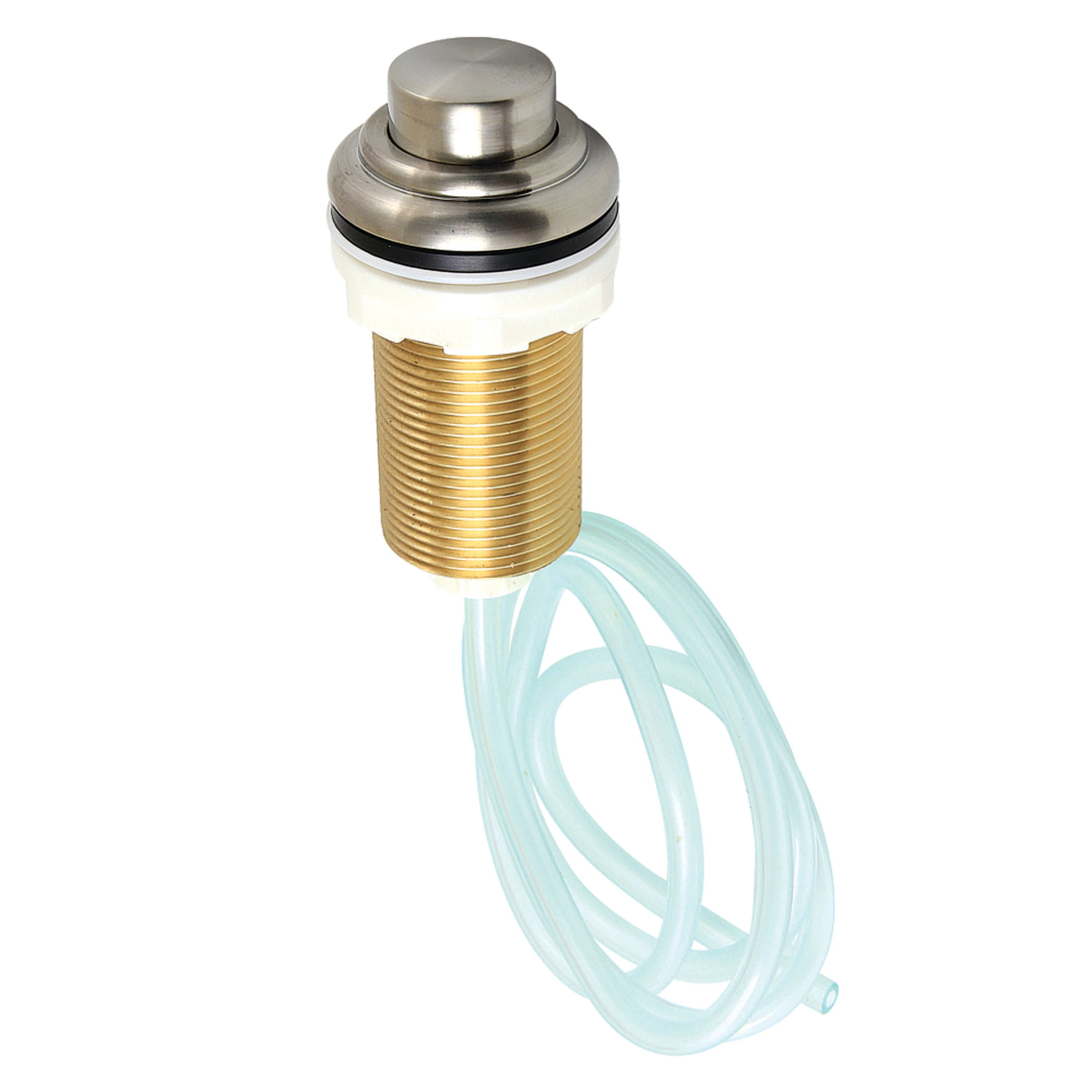 Kingston Brass KAT218 Trimscape Garbage Disposal Air Switch Button in Brushed Nickel