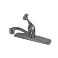 thumbnail image 1 of Kingston KB0571 Columbia One-Handle 3-Hole 8" Centerset Kitchen Faucet in Polished Chrome, 1 of 4