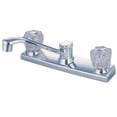 thumbnail image 1 of Kingston KB121 Two-Handle 2-Hole 8" Centerset Kitchen Faucet in Polished Chrome, 1 of 4