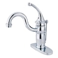 thumbnail image 1 of Kingston Brass KB1401GL Georgian Single-Handle Bathroom Faucet with Pop-Up Drain, Polished Chrome, 1 of 2