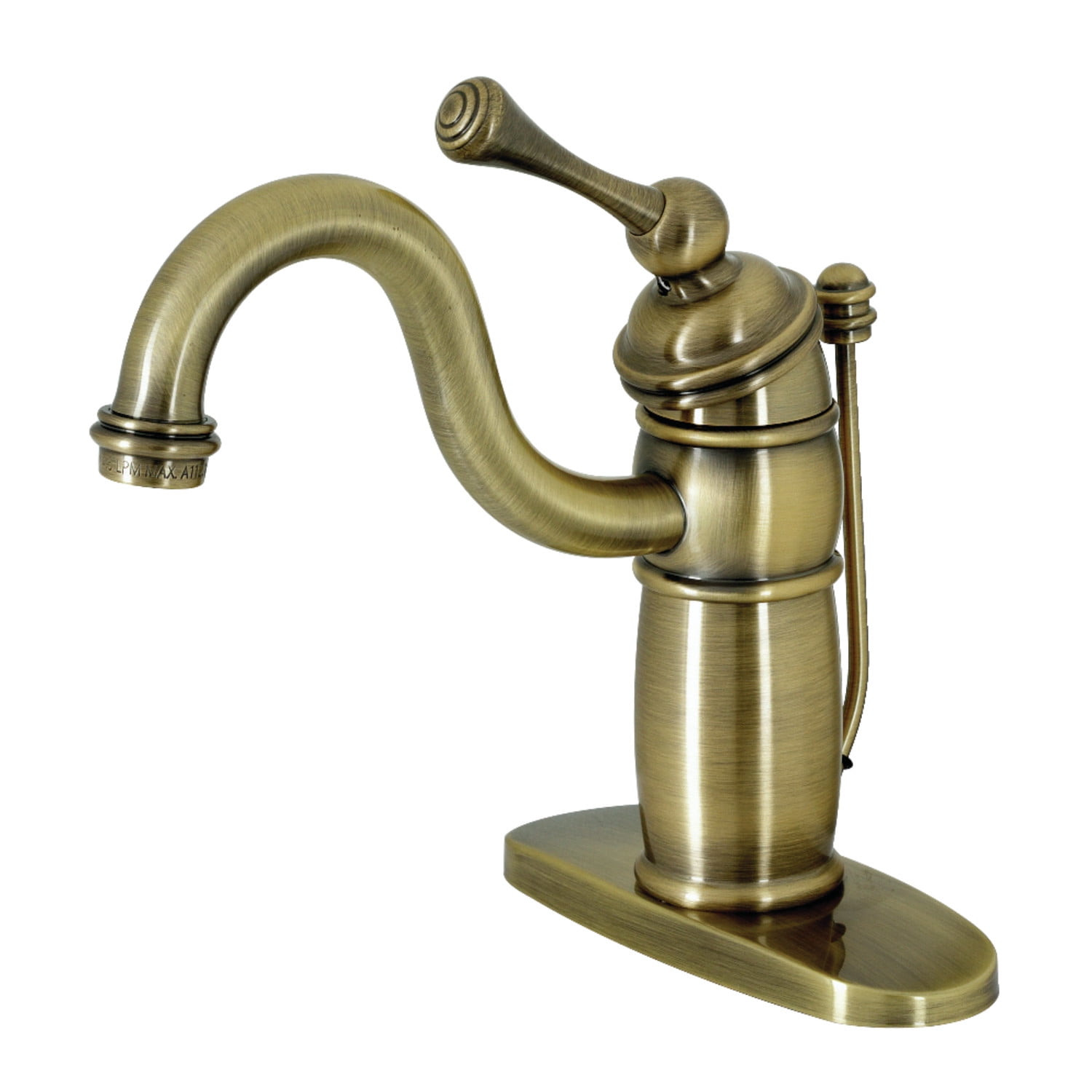 Kingston Brass Magellan Badarmatur In Antikkupfer: Breites 3-Loch-Waschtisch-Set Mit Pop-Up, Viktorianischem Stil & Massivem Messing – Für Großzügige Badezimmer!