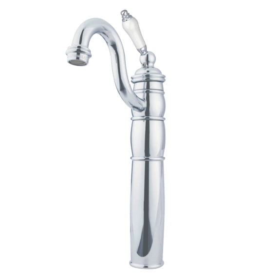Kingston Brass Heritage Single Handle Vessel Sink Faucet with Optional Cover Plate