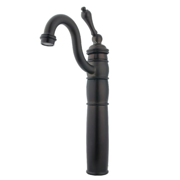 Kingston Brass KB1425AL Vessel Mount Bathroom Faucet, Oil Rubbed Bronze