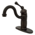 thumbnail image 1 of Kingston Brass KB1485BL Vintage Single-Handle Monoblock Bar Faucet, Oil Rubbed Bronze, 1 of 2