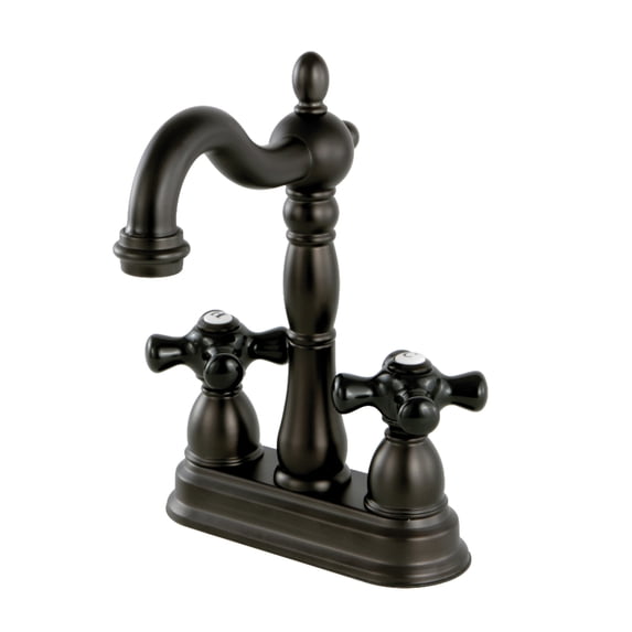 Kingston Brass KB1495PKX Duchess Two-Handle 2-Hole Deck Mount Bar Faucet in Oil Rubbed Bronze