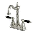 thumbnail image 1 of Kingston Brass KB1498PKL Duchess Two-Handle 2-Hole Deck Mount Bar Faucet in Brushed Nickel, 1 of 7