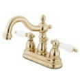 thumbnail image 1 of Kingston Brass KB1602PL Heritage 4 in. Centerset Bathroom Faucet, Polished Brass, 1 of 2