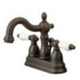 thumbnail image 1 of Kingston Brass KB1605PL Heritage 1.2 GPM Centerset Bathroom Faucet - Bronze, 1 of 3