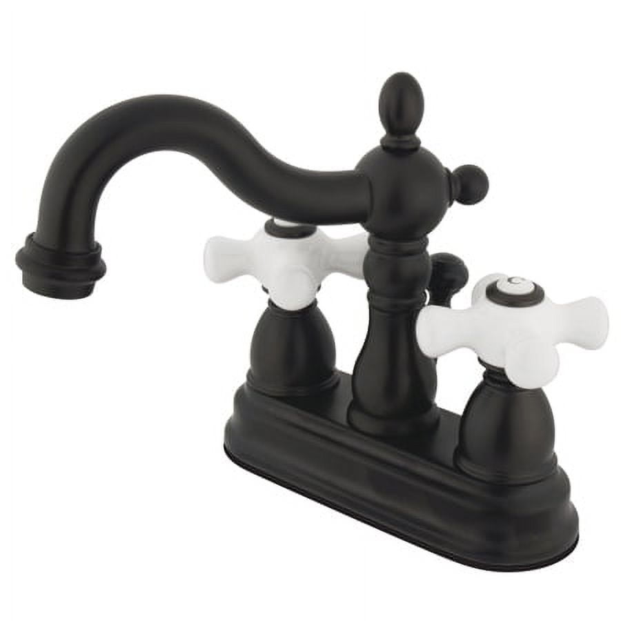 Kingston Brass KB1605PX Two Handle 4 in. Centerset Lavatory Faucet with ...