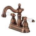 thumbnail image 1 of Kingston Brass KB160PLAC Heritage 4 in. Centerset Bathroom Faucet, Antique Copper, 1 of 5