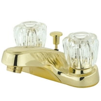 Kingston Brass KB162 4 in. Centerset Bathroom Faucet, Polished Brass