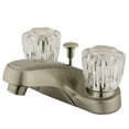 thumbnail image 1 of Kingston Brass KB168 4 in. Centerset Bathroom Faucet, Brushed Nickel, 1 of 2