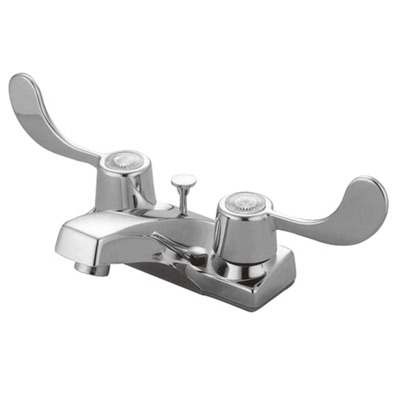 Kingston Brass KB191B 4 in. Centerset Bathroom Faucet, Polished Chrome