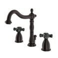 thumbnail image 1 of Kingston Brass KB1975PKX Duchess Widespread Bathroom Faucet with Plastic Pop-Up, Oil Rubbed Bronze, 1 of 4