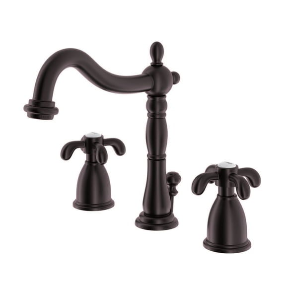 Kingston Brass KB1975TX 8 in. Widespread Bathroom Faucet, Oil Rubbed Bronze