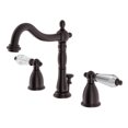 thumbnail image 1 of Kingston Brass KB1975WLL 8 in. Widespread Bathroom Faucet, Oil Rubbed Bronze, 1 of 5