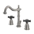 thumbnail image 1 of Kingston Brass KB1978PKX Duchess Widespread Bathroom Faucet with Plastic Pop-Up, Brushed Nickel, 1 of 4