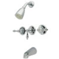 thumbnail image 1 of Kingston Brass KB231AL Victorian Tub & Shower Faucet, Polished Chrome, 1 of 2