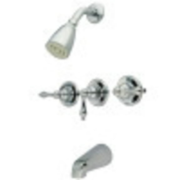 Kingston Brass KB231AL Victorian Tub & Shower Faucet, Polished Chrome