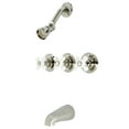 thumbnail image 1 of Kingston Brass KB236PXPN Victorian Tub and Shower Faucet, Polished Nickel, 1 of 3