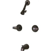 Kingston Brass KB245LL Legacy Tub and Shower Faucet, Oil Rubbed Bronze