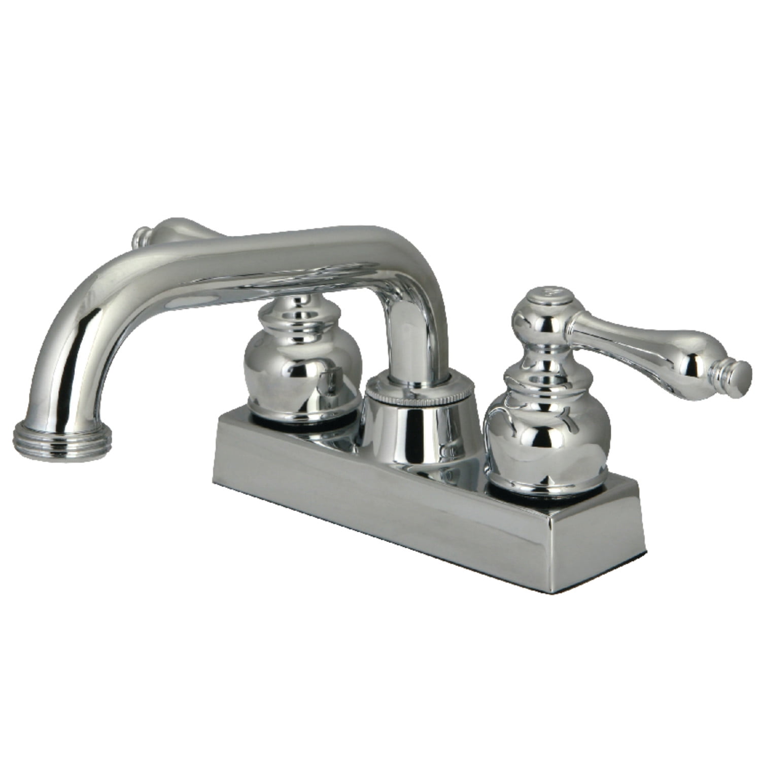 Kingston Brass Laundry Faucet - Brushed Nickel 5-3/4 Inch Spout Reach