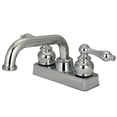thumbnail image 1 of Kingston Brass KB2471AL 4 in. Centerset 2-Handle Laundry Faucet, Polished Chrome, 1 of 3