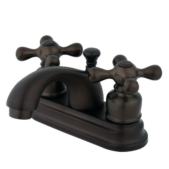 Kingston Brass KB2605AX 4 in. Centerset Bathroom Faucet, Oil Rubbed Bronze