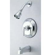Kingston Brass KB2631EL Elinvar Tub & Shower Faucet, Polished Chrome