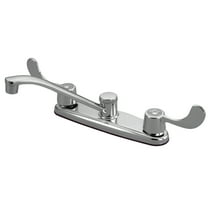 Kingston KB291 Magellan Two-Handle 2-Hole 8" Centerset Kitchen Faucet in Polished Chrome