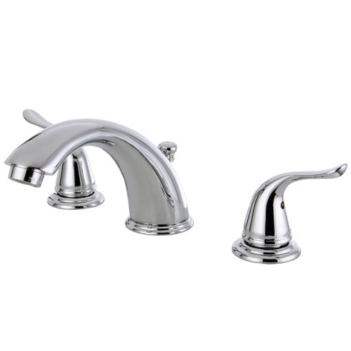 Kingston Brass Yosemite KB2961YL Widespread Two Handle Lavatory Faucet, Polished Chrome