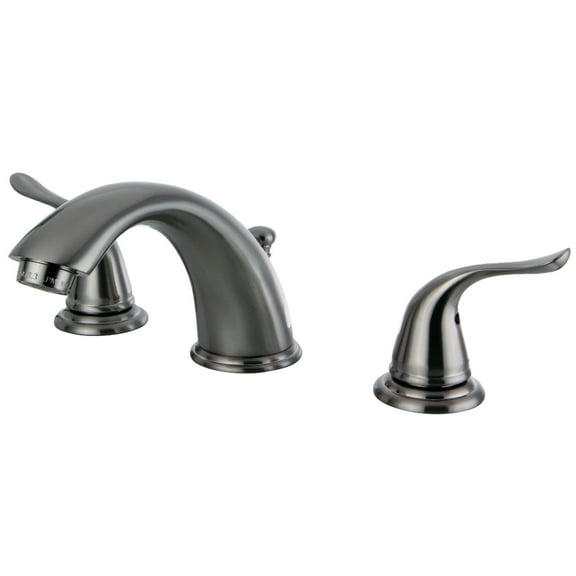 Kingston Brass KB2968YL 8 in. Widespread Bathroom Faucet, Brushed Nickel
