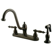 Kingston Brass KB3115TLBS Templeton Centerset Kitchen Faucet, Oil Rubbed Bronze