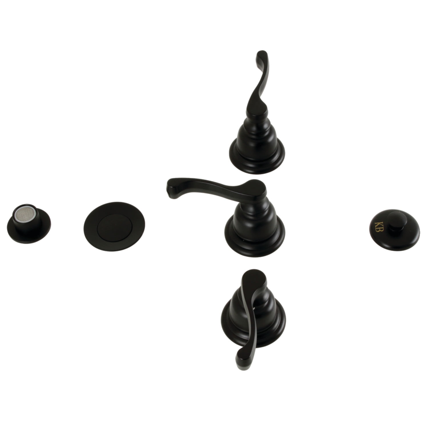 Kingston Brass KB320FL Royale Bidet Faucet, Matte Black
