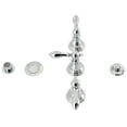 thumbnail image 1 of Kingston Brass KB321ACL American Classic Three-Handle Bidet Faucet, Polished Chrome, 1 of 5
