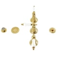 thumbnail image 1 of Kingston Brass KB322PL Victorian Three-Handle Bidet Faucet, Polished Brass, 1 of 5