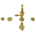 thumbnail image 1 of Kingston Brass KB327ACL American Classic Three-Handle Bidet Faucet, Brushed Brass, 1 of 5