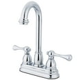 thumbnail image 1 of Kingston Brass KB3491BL Vintage Collection Classic 4" Centerset Bar Faucet, Polished Chrome, 1 of 2