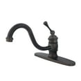 thumbnail image 1 of Kingston KB3575BLLS Restoration Single-Handle 1-or-3 Hole Kitchen Faucet in Oil Rubbed Bronze, 1 of 4