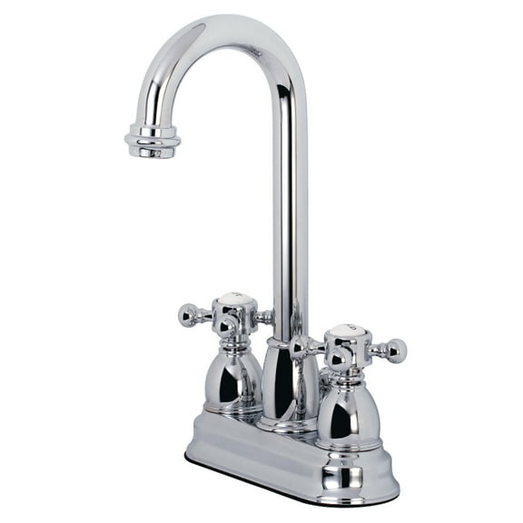 Kingston Brass KB3611BX 4 in. Centerset Bathroom Faucet, Polished Chrome
