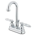 thumbnail image 1 of Kingston Brass KB3611GL 4 in. Centerset Bathroom Faucet, Polished Chrome, 1 of 2