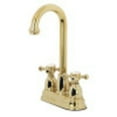thumbnail image 1 of Kingston Brass KB3612BX 4 in. Centerset Bathroom Faucet, Polished Brass, 1 of 2