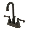 thumbnail image 1 of Kingston Brass KB3615FL 4 in. Centerset Bathroom Faucet, Oil Rubbed Bronze, 1 of 2