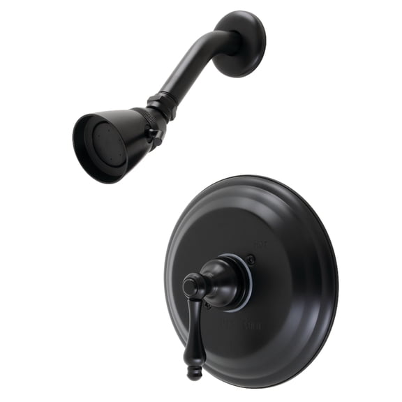 Kingston Brass KB3630ALSO Restoration Single-Handle Pressure Balanced Shower Faucet, Matte Black